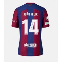 Koszulka piłkarska Barcelona Joao Felix #14 Strój Domowy 2023-24 tanio Krótki Rękaw